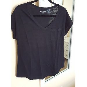 2 Burn Out V-Cut Tshirt Bundle Black and White